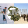 Поясная тактическая сумка военная хаки (Польша)